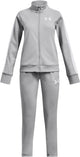 Under Armour UA Knit Track Suit Unisex-Trainingsanzug – Grau – Weiß
