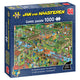Jan van Haasteren Puzzle - Kleingärten, 1000 Teile.