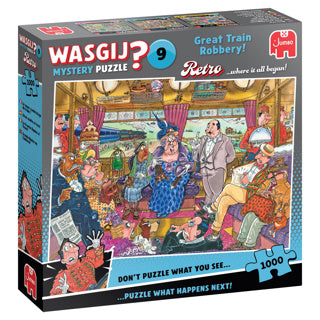 Wasping Puzzle Retro den großen Zugüberfall 1000 Stücke
