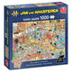JVH -Puzzle auf heißen Kohle 1000 Stücke