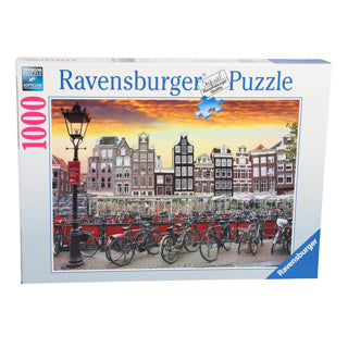 Ravensburger Puzzle Amsterdam Fahrrad Schuppen 1000 Stücke