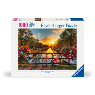 Ravensburger Jigsaw Puzzle Fahrräder in Amsterdam, 1000st.