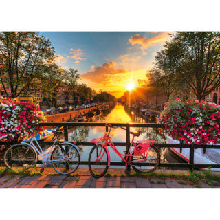 Ravensburger Jigsaw Puzzle Fahrräder in Amsterdam, 1000st.