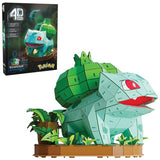4d build - pokémon bulbasaur - 3d-modelset - pokémon-verzamelobjecten, kanto-starterverzameling, bureaudecoratie, bouwspeelgoed, 3d-puzzels, 195 stukjes - afbeelding 1