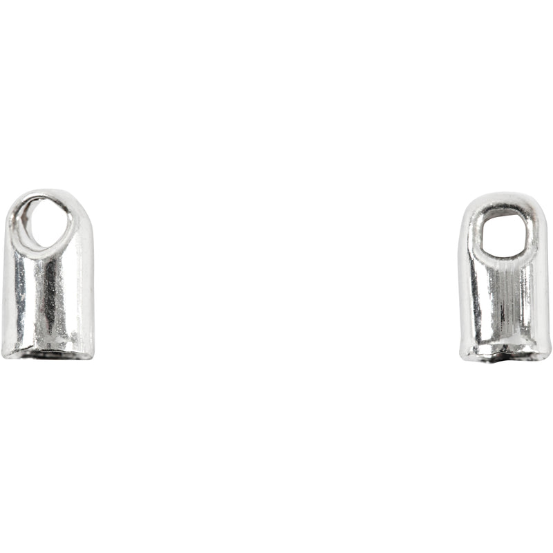 Creativ Company End Cap Silvered, 10st.