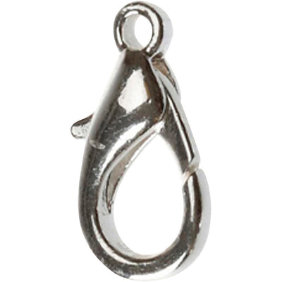 Creativ Company Karabiner, L: 18 mm, versilbert, 4 Stück 1 Box