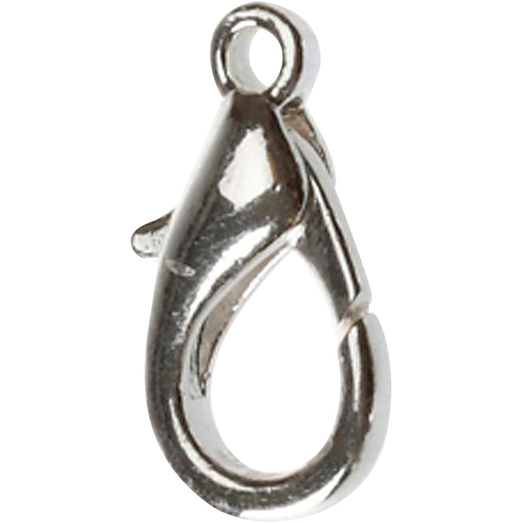 Creativ Company Karabiner, L: 18 mm, versilbert, 4 Stück 1 Box