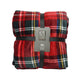 Decoris kariertes Polyester-Flanell-Karomuster, 150 x 200 cm