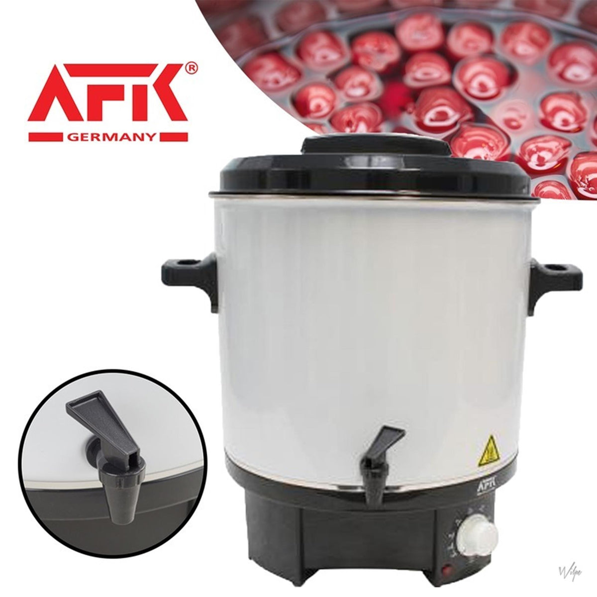 Einkochkessel Afk 27 Liter 220 V 1800 W