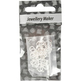 Creativ Firmenring, oval, Stärke 1 mm, versilbert, 40 Stück 1 Box - afbeelding 2