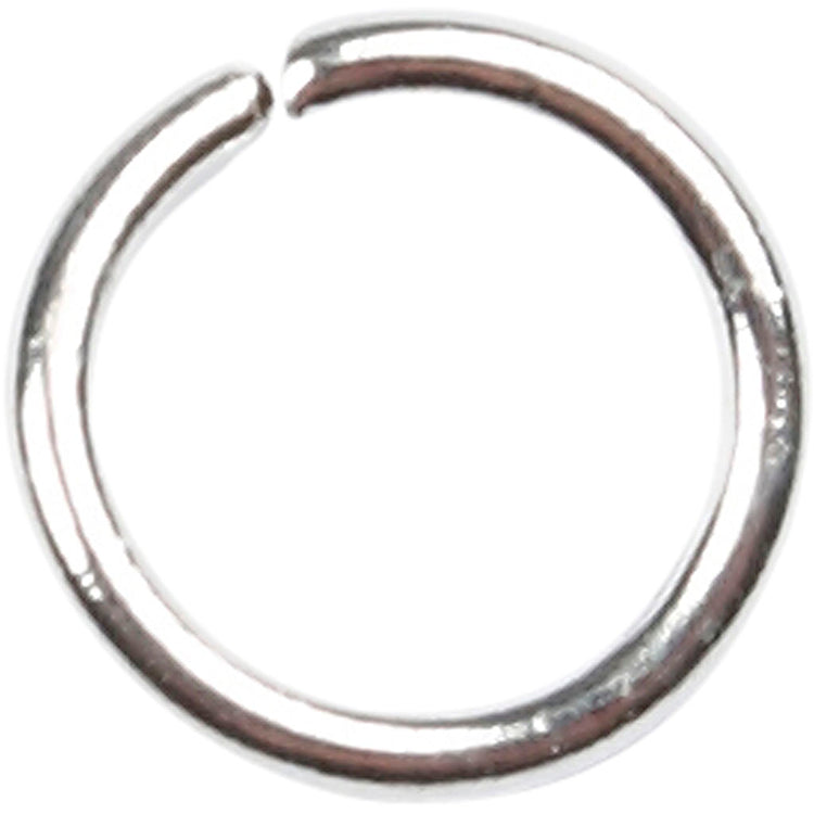 Creativ Firmenringe, Größe 5,4 mm, Stärke 0,7 mm, versilbert, 500 Stück 1 Box
