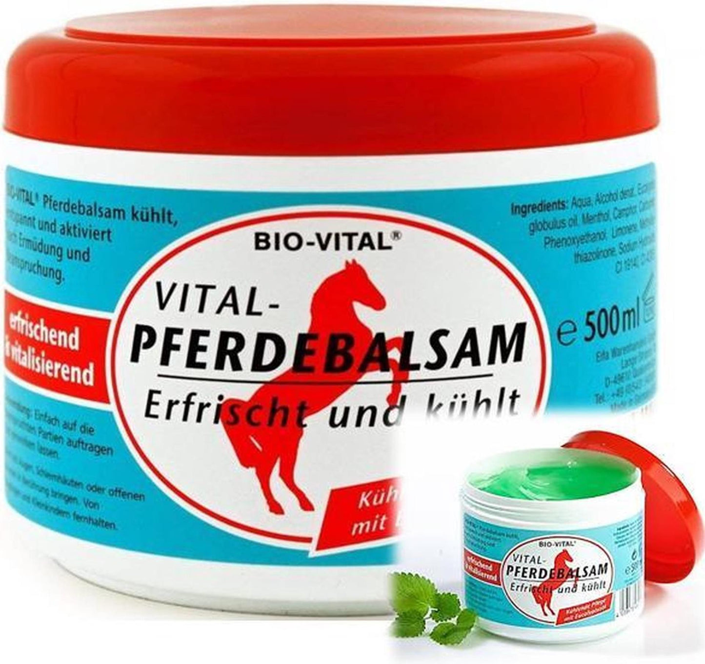 Bio-Vital-Pferdebalsam im 500-ml-Glas