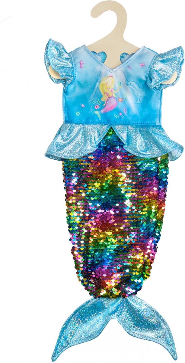 Heless Doll Kleid Mermaid mit Pailletten, 35-45 cm
