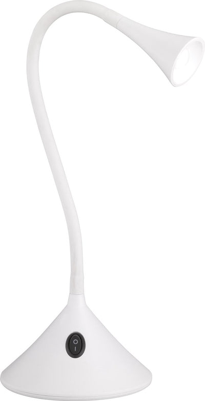 Rl Live Your Light Reality Viper - Tischlampe - Schreibtischlampe - weiß - inkl. 1x SMD 3W - flexibel - zur Wandmontage geeignet