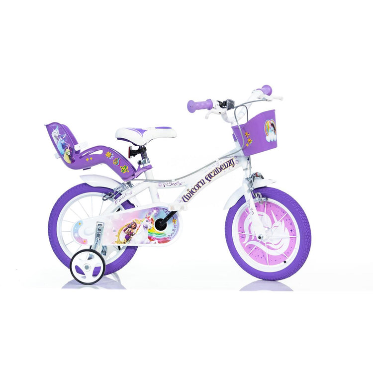 Dino Bikes Dino Kinderfahrrad Einhorn Akademie 16 Zoll