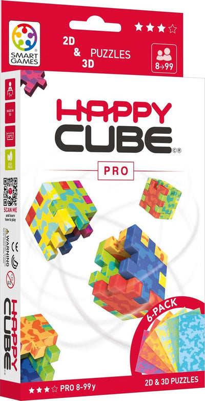 Intelligente Spiele - Happy Cube Pro - 6 Rätsel - 3D