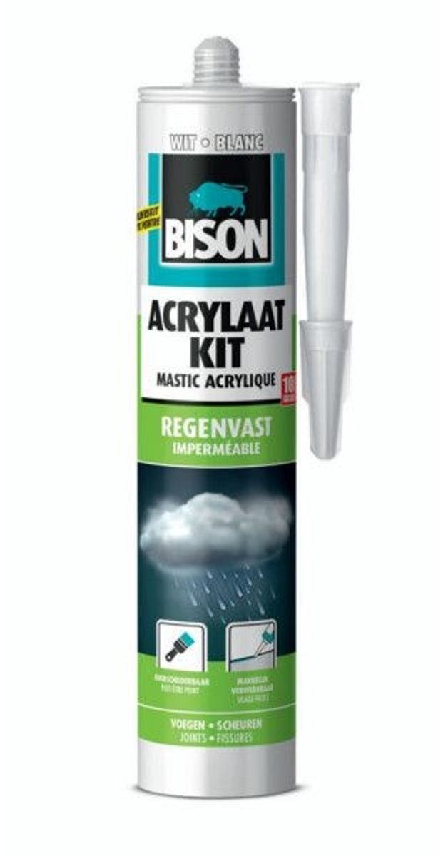 Bison 1029688 – b Acrylfarbe, regenfest, 310 ml | 3 Stück