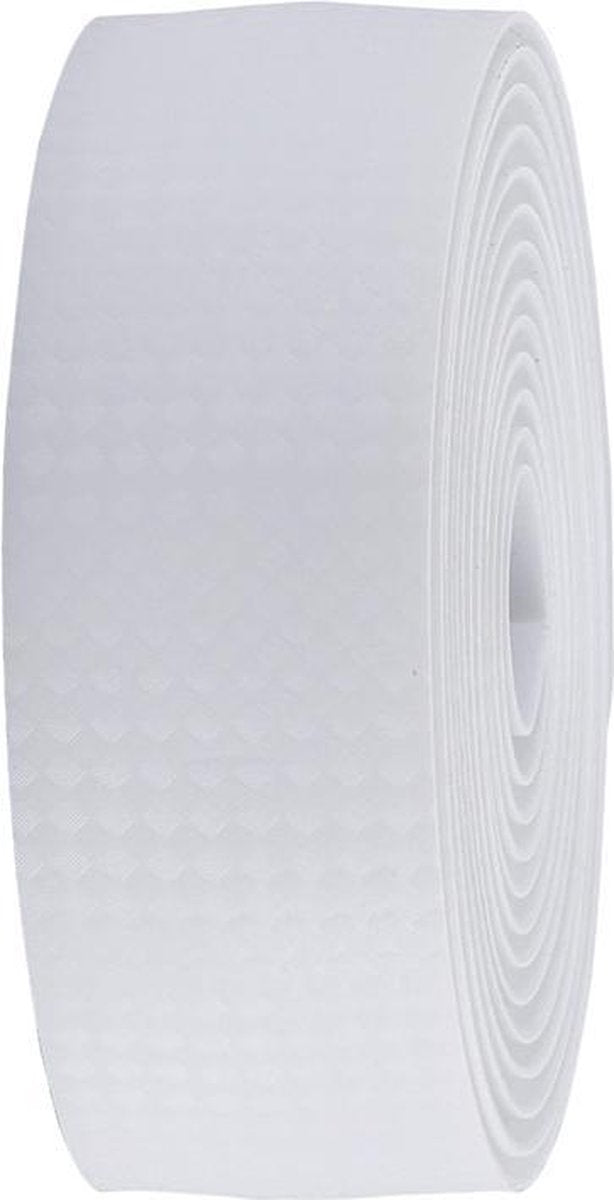 Bbb Cycling Raceribbon Carbon Lenkerband Rennrad – extra Grip – Lenkerband selbstklebend – Länge: 200 cm – Stärke: 2,5 mm – inkl. Lenkerkappen – weiß – BHT-04