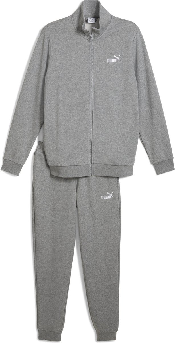 Puma ESS Sweat Suit Tr Unisex-Trainingsanzug – Mittelgrau Heather