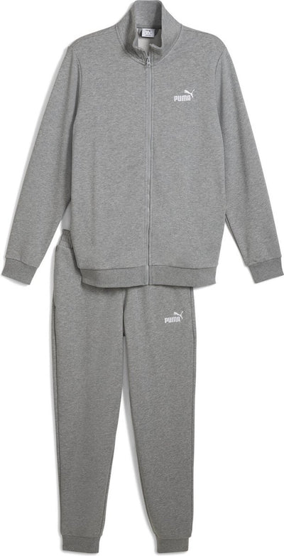 Puma ESS Sweat Suit Tr Unisex-Trainingsanzug – Mittelgrau Heather