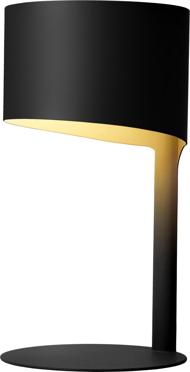 Lucide knülle - Tischlampe - ø 15 cm - 1xe14 - schwarz