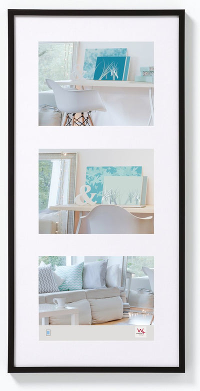 Walther New Lifestyle - Kunststoffgalerie - Fotogröße 3x13x18 cm - Schwarz