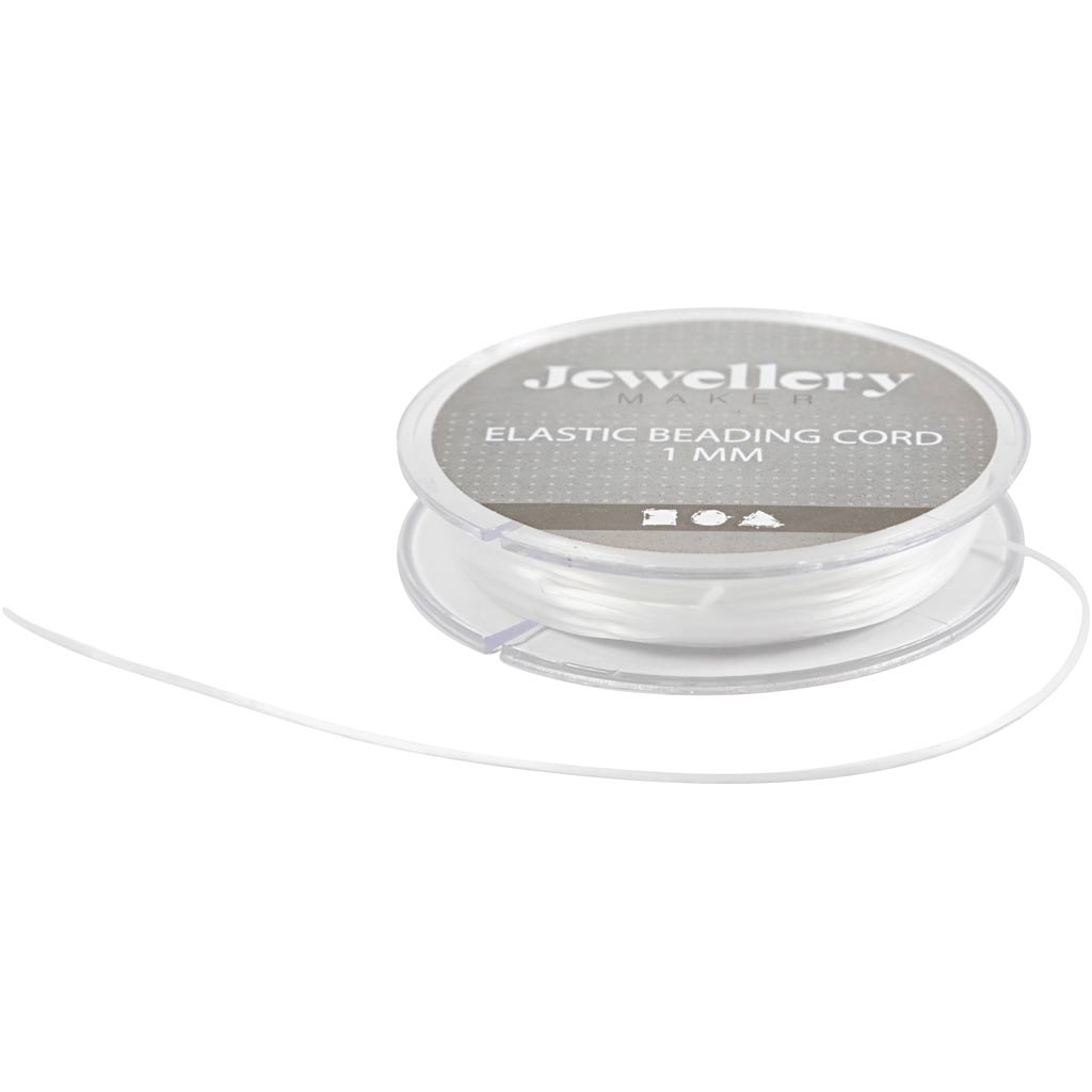 Creativ Company elastische Kordel, flach, Stärke 1 mm, 10 m 1 Rolle