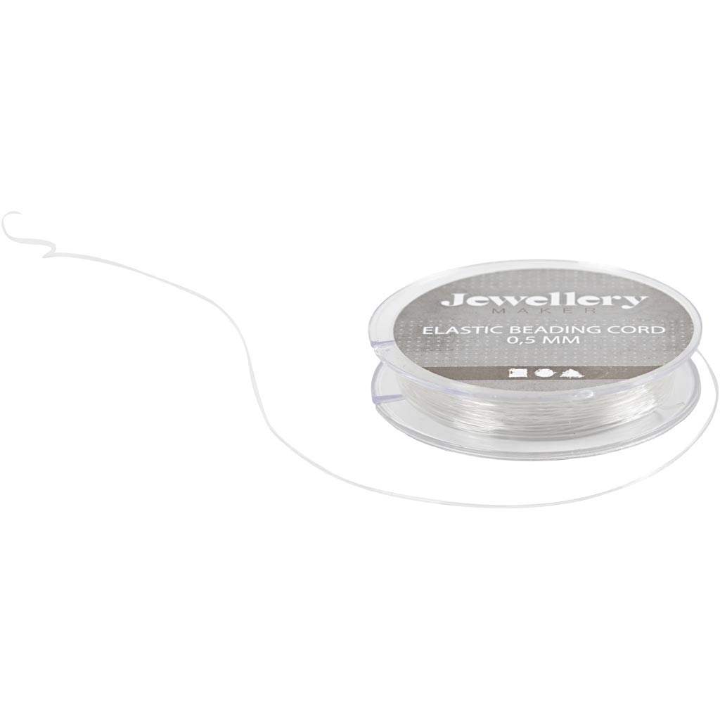 Creativ Company elastische Kordel, Stärke 0,5 mm, 10 m 1 Rolle