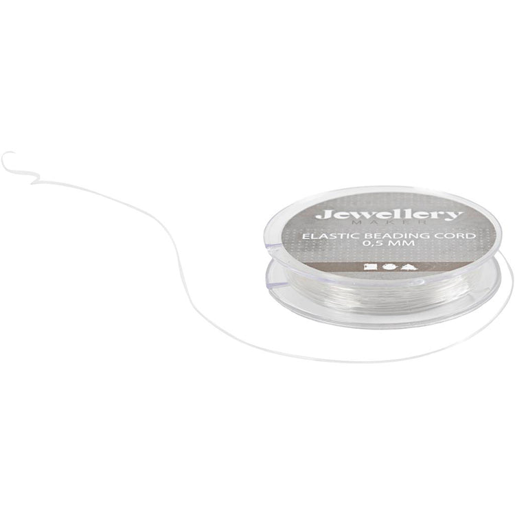 Creativ Company elastische Kordel, Stärke 0,5 mm, 10 m 1 Rolle