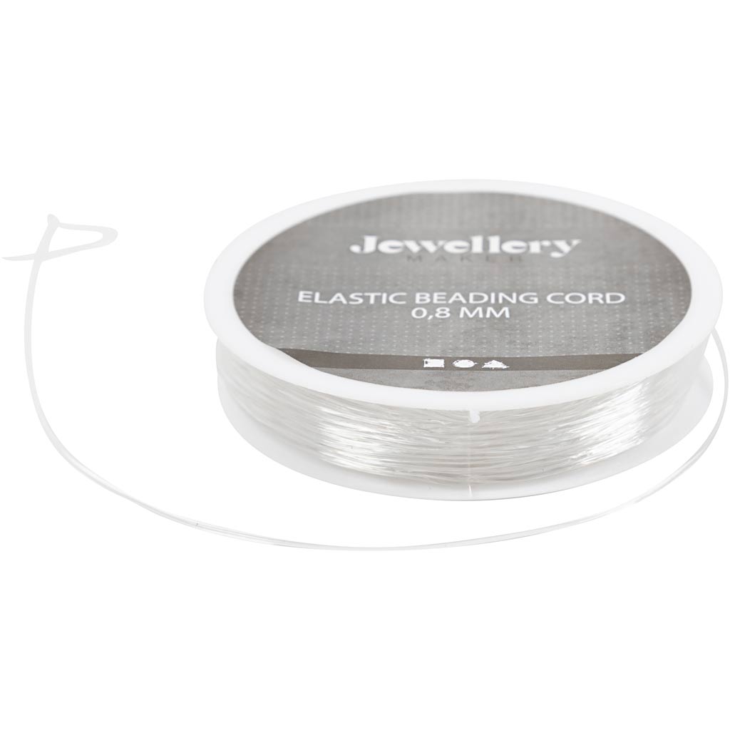 Creativ Company Gummikordel, rund, Stärke 0,8 mm, 10 m 1 Rolle
