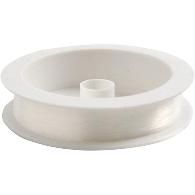 Creativ Company Nylonfaden, Stärke 0,25 mm, Zugfestigkeit: 7,5 kg, 100 m 1 Rolle