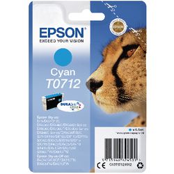 Epson T0712 Cyan-Tintenpatrone