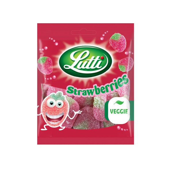 Lutti Erdbeerbeutel (12x 80g)