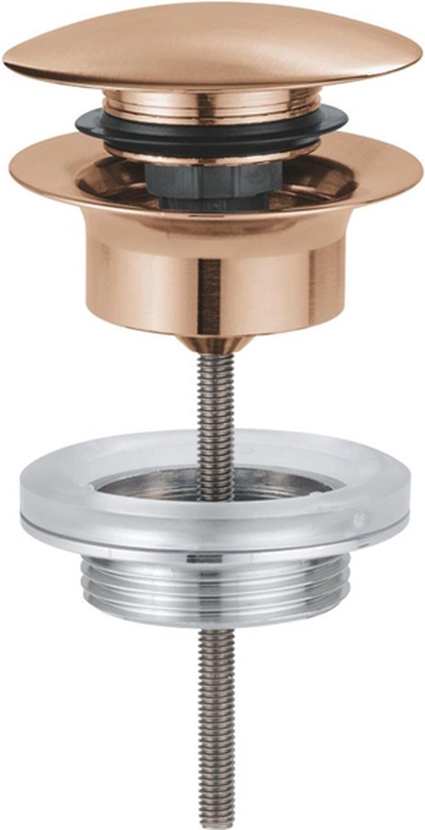 Grohe Ablaufgarnitur - Push-Open - gebürsteter warmer Sonnenuntergang (matt bronze)