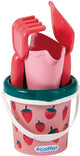 Ecoiffier Strandset Strawberry, 4dlg.