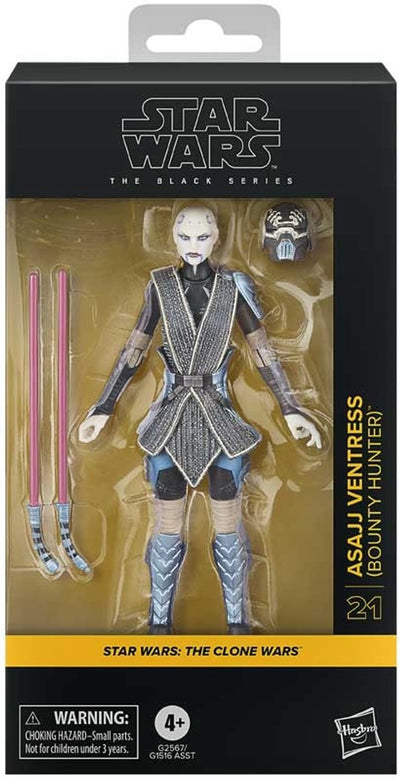 Hasbro Star Wars The Clone Wars Black Series Asajj Ventress – Actionfigur 15 cm