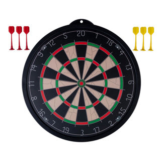 Doppelseitige magnetische Dartscheibe