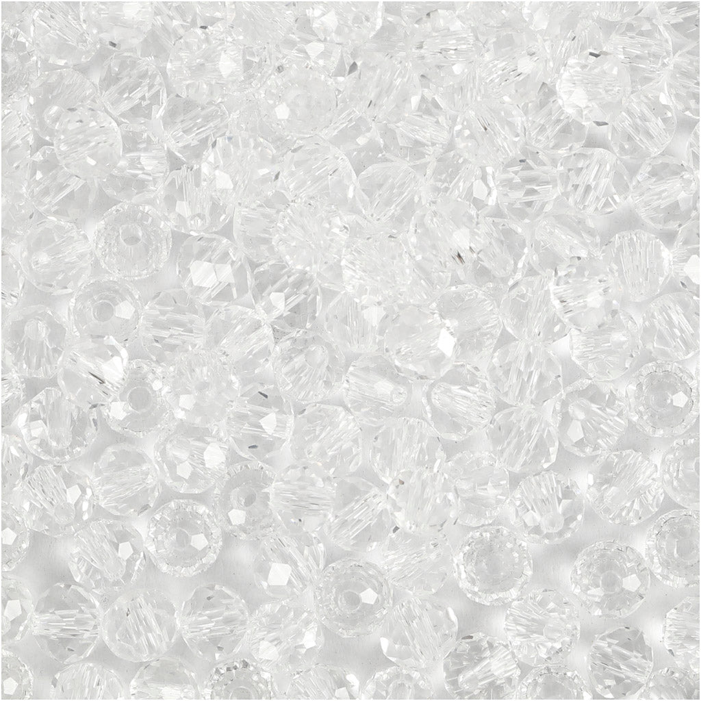 Creativ Company Facette Perlen Crystal, 100..