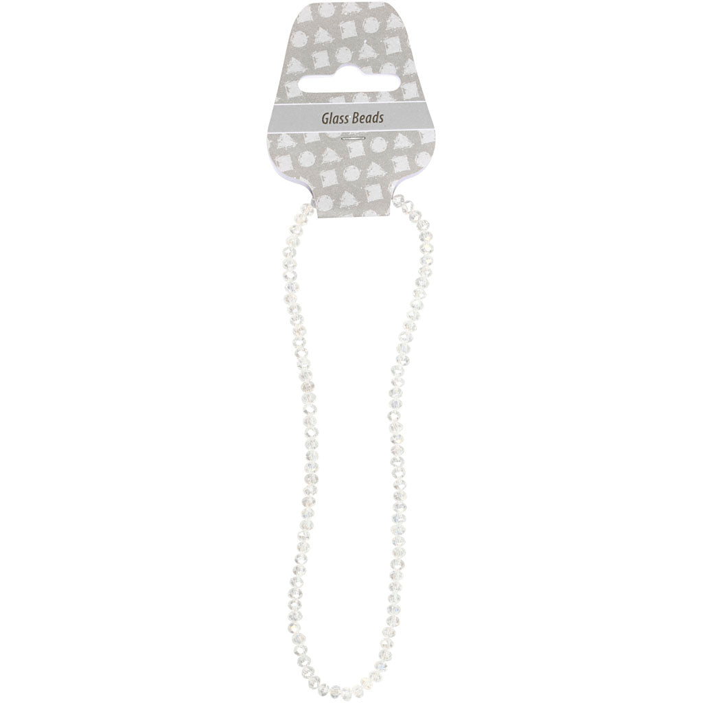 Creativ Company Facette Perlen Crystal, 100..