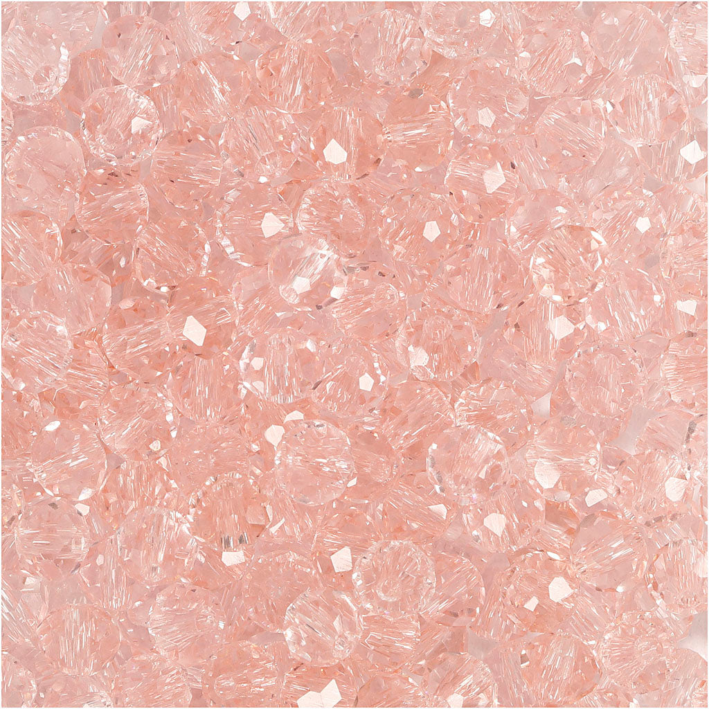 Creativ Company Facette Perlen Pink, 100..