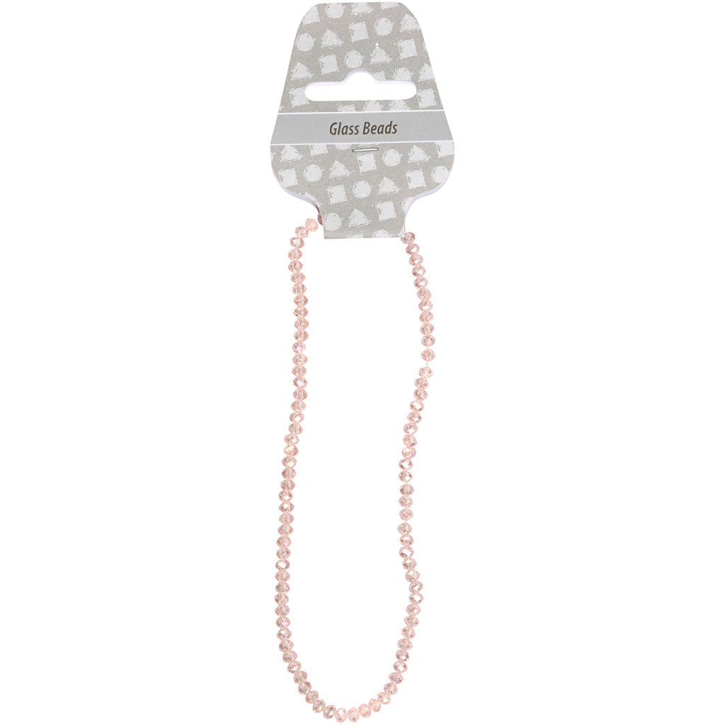 Creativ Company Facette Perlen Pink, 100..