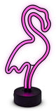 Partyfunlights – LED-Neon-Flamingo-Lampe – Flamingo – Pink – über USB und Batterien