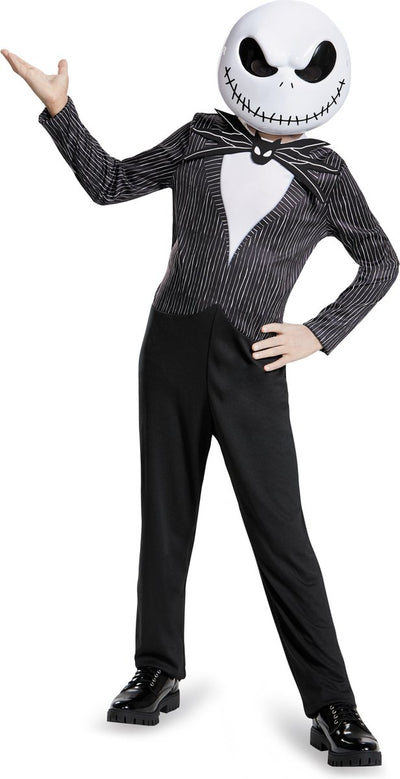 Verkleidung Disney – Nightmare Before Christmas, Jack Skellington Classic Erwachsene, Größe L XL (42–46), Erwachsene