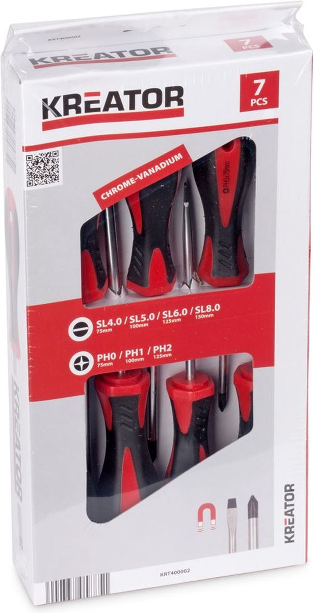 Kreator krt400002 Schraubendreher-Set – 7-teilig – SL PH