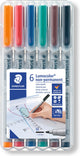 Staedtler Lumocolor M Non-Permanent Stift - Box 6 Stk