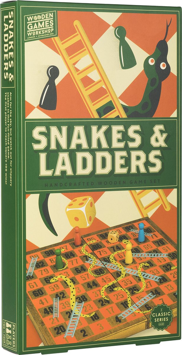Professor Puzzle Snakes Ladders – Schlangen- und Leitern-Partyspiel