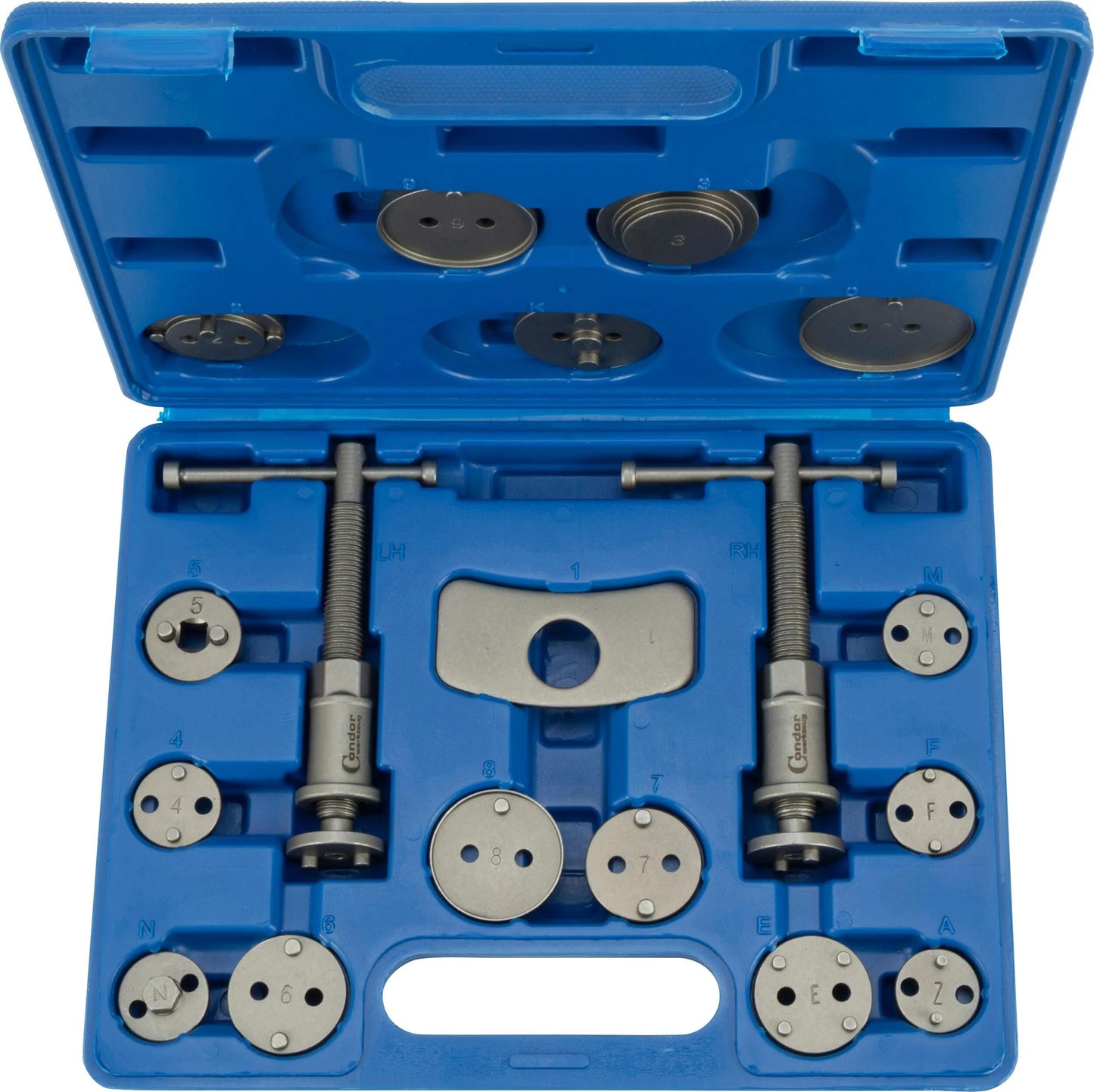 Condor Bremskolben-Rückstellwerkzeug-Satz 359-18 Bremskolben-Rückstellmechanismus, 18-tlg.