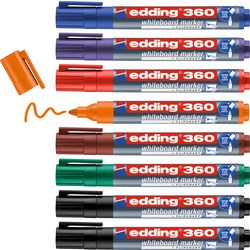 Boardmarker 360 Edding Rundspitze 1,5-3 mm sortiert 8 Stück