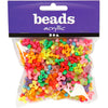 Creativ Company Tri-Perlen-Mix, D 10 mm, Lochgröße 2 mm, ca. 200 Stück, 65 g, 125 ml 1 Karton
