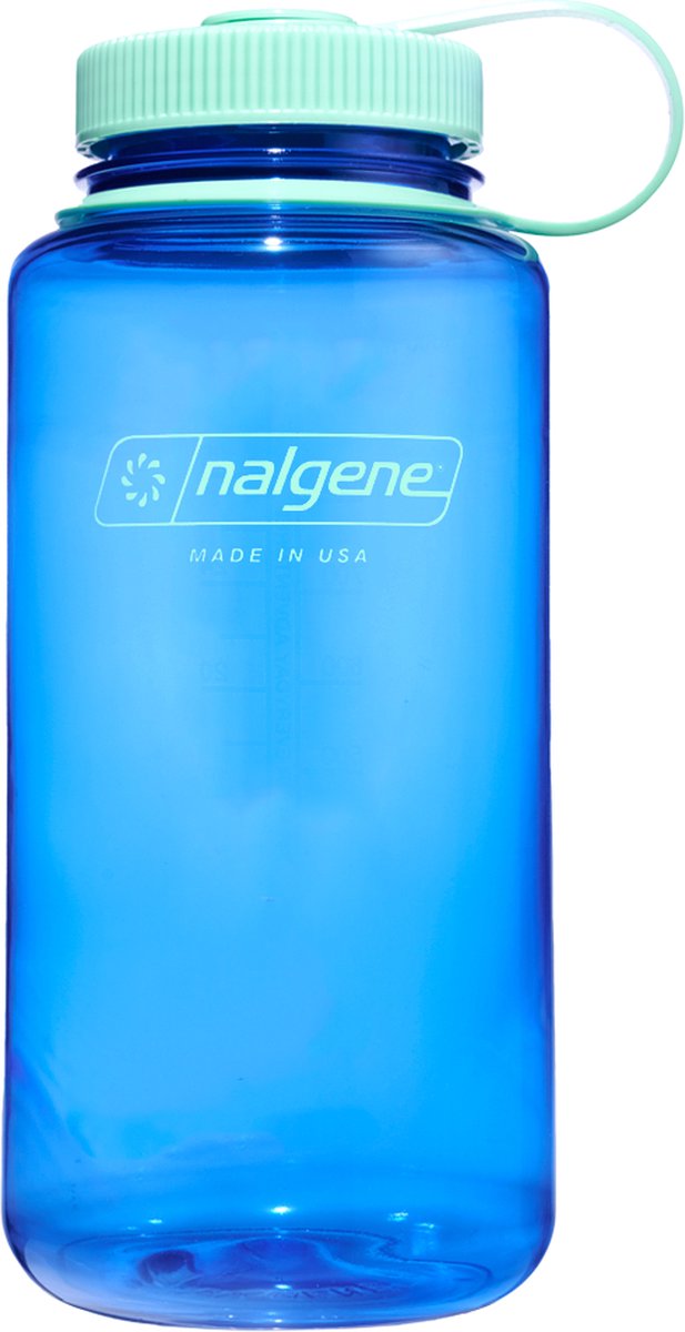 Nalgene – Weithalsflasche – Trinkflasche – Wasserflasche – auslaufsicher – 1000 ml – BPA-frei – nachhaltig – Kornblumenblau